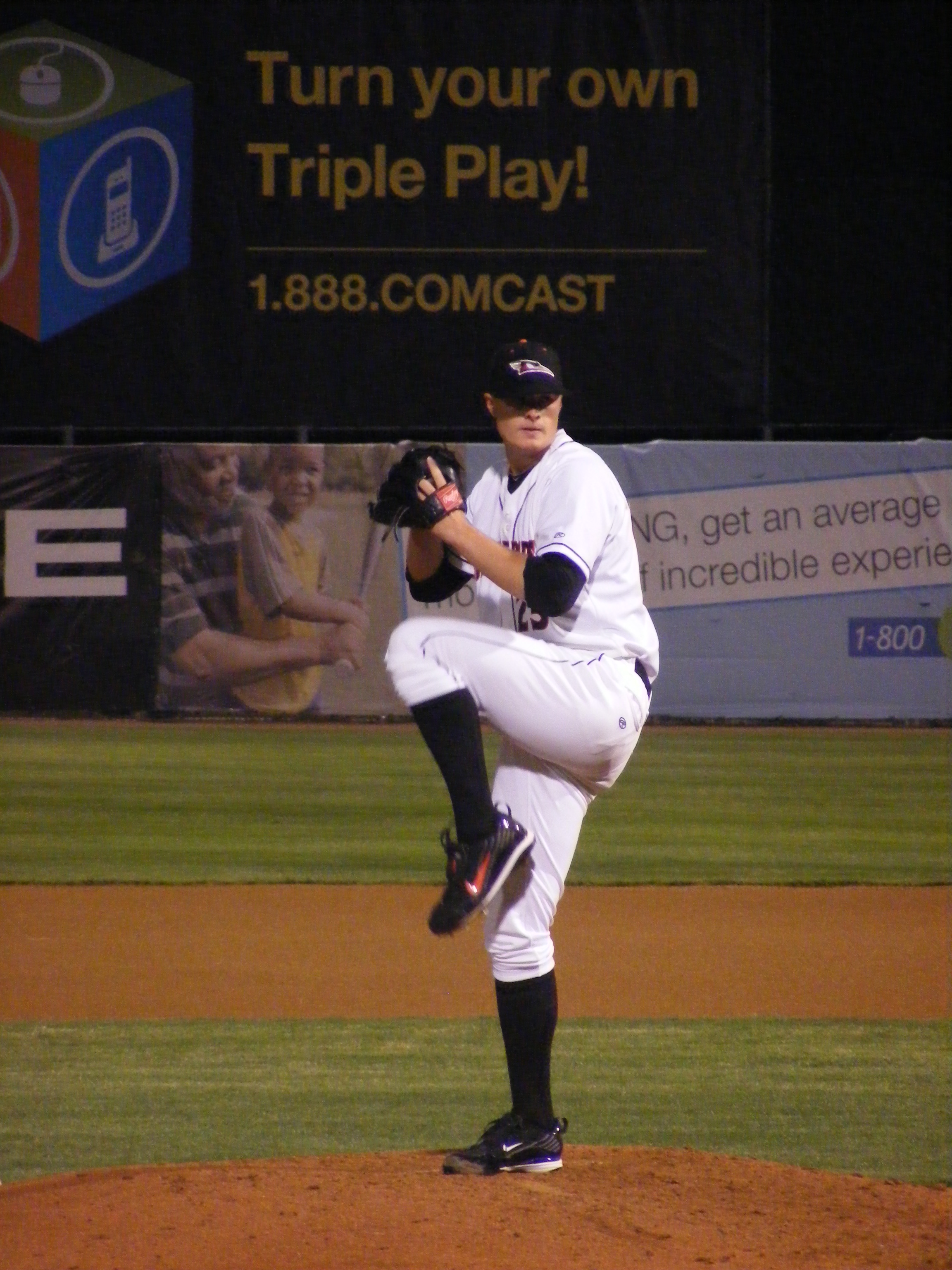 Jesse Beal started Delmarva's home opener on April 16 - unfortunately it wasn't one of his better outings.