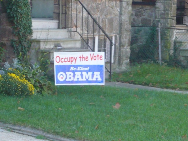 Somewhere in Baltimore City, this sign and the occupants of this dwelling are lurking. We can fight back.