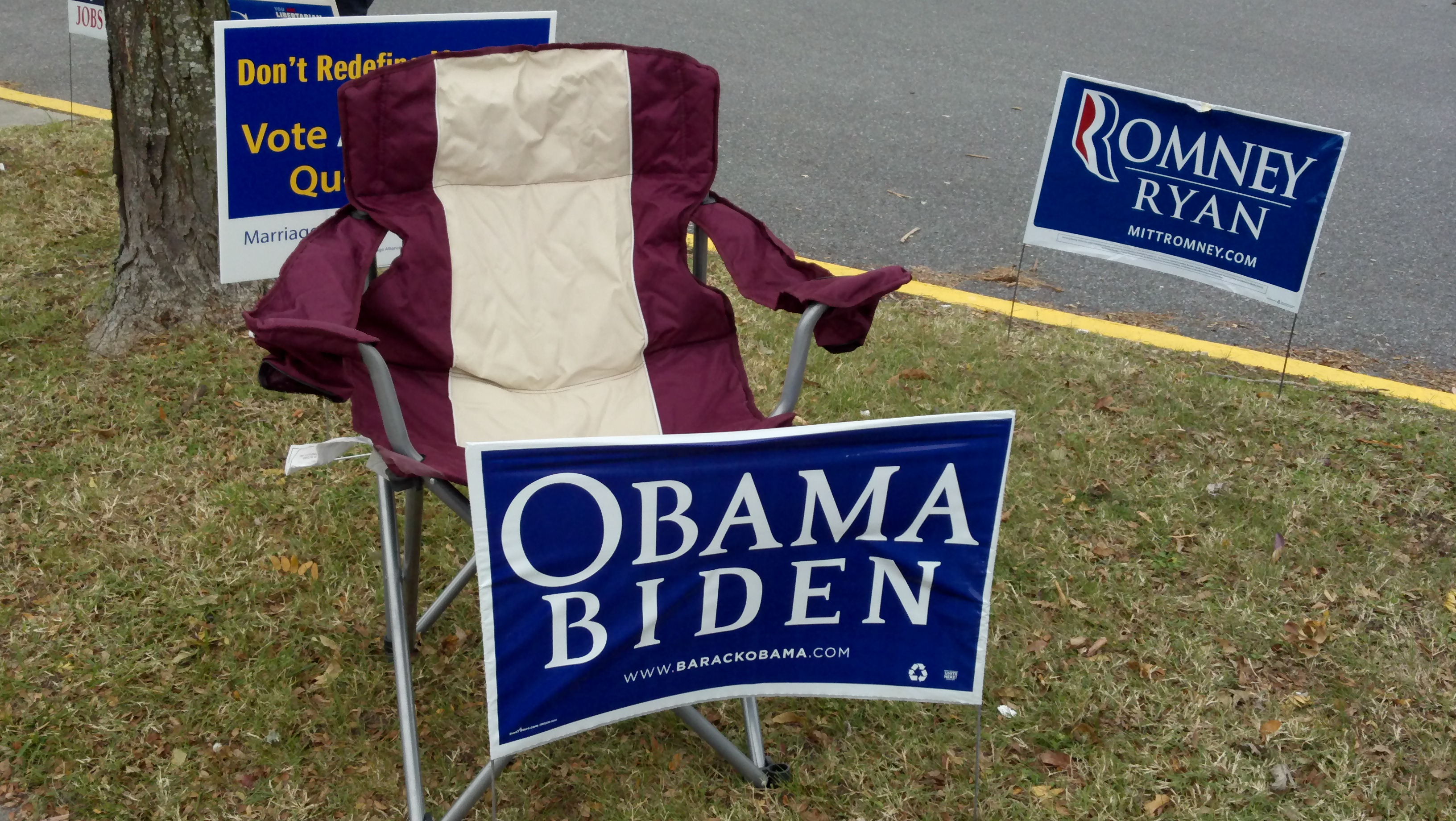 Obama's empty chair in full force.